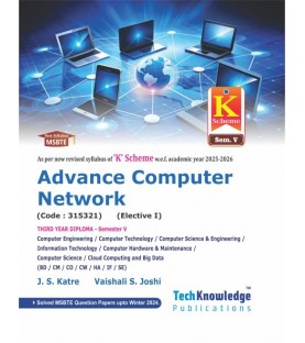 Advance Computer Network MSBTE K-Scheme Sem 5 Computer & IT Engineering | Tech-knowldge Publication